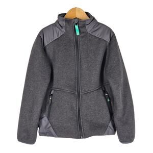 CHAMPION C9 BOYS OUTERWEAR SMALL GRAY FULL ZIP FLEECE JACKET SIZE SMALL (6-7)